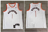 Spurs 1 Victor Wembanyama White Nike 2023-24 City Edition Swingman Jersey,baseball caps,new era cap wholesale,wholesale hats